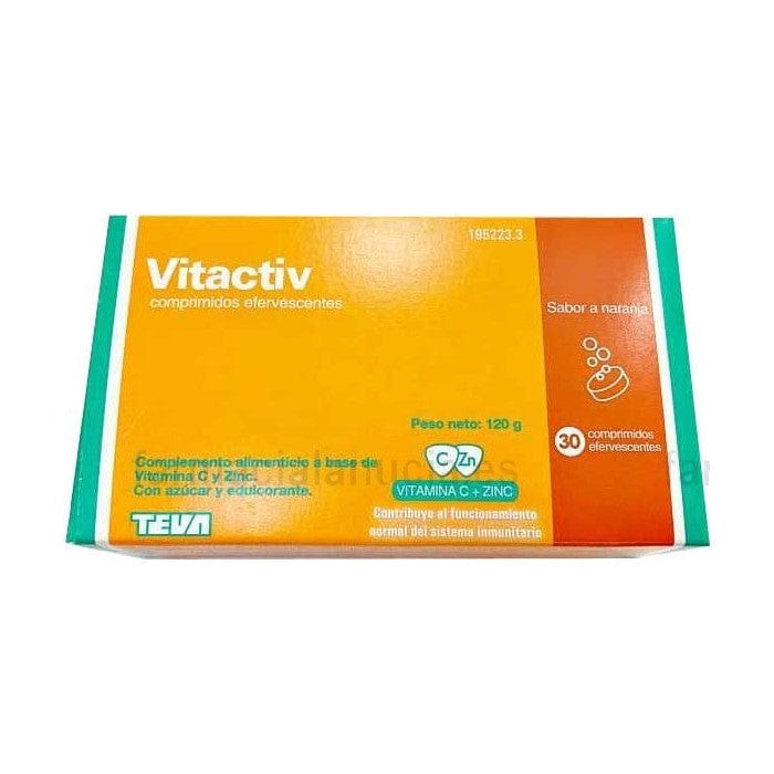 Jag Couture London - New York Teva Vitactiv 30 Effervescent Tablets 120g