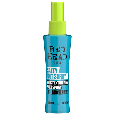 Tigi Bh21 Salty Not Sorry Spray 100ml by Jag Couture London-New York, showing the spray bottle with label and product details.