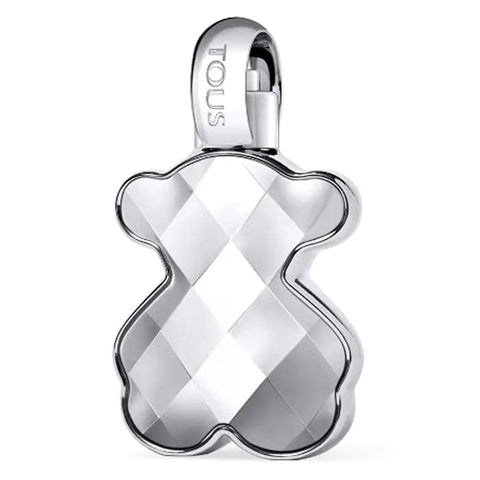 Jag Couture London Tous Loveme The Silver Parfum Eau De Perfume Spray 50ml bottle with sleek silver design.