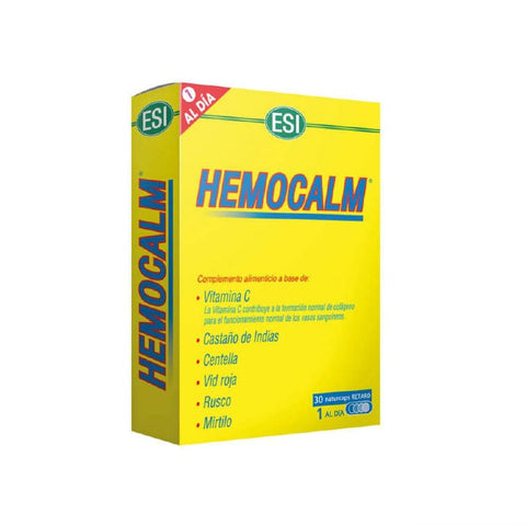 Jag Couture London Trepatdiet Hemocalm 630 mg 30 Cap Retard, dietary supplement in blister pack with capsules.