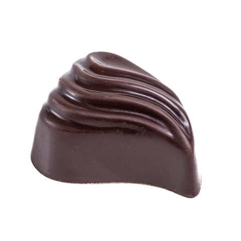 Jag Couture London-New York Truffel intense dark chocolate and vanilla mousse in 11.2g package, showcasing the rich dessert with smooth texture.