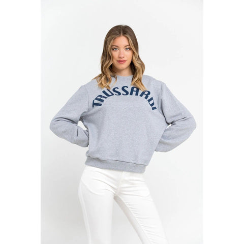Jag Couture London - New York Trussardi 36F000321T002191_E696MelangeGreyPrintBlue