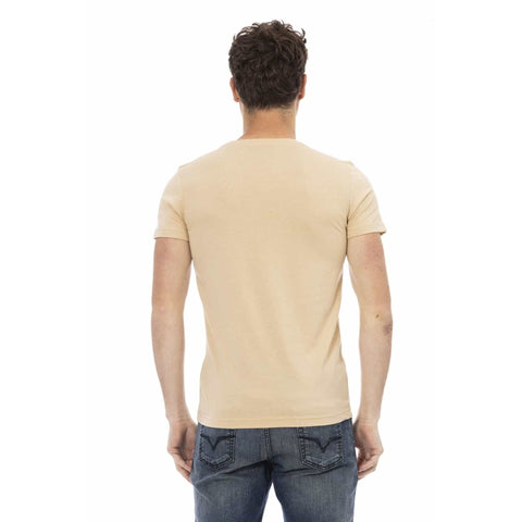 Trussardi Action 2AT02B_04Sand sneaker by Jag Couture London New York, beige suede and leather casual shoe.