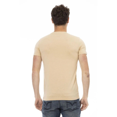 Trussardi Action 2AT03B_04Sand sneakers by Jag Couture London New York, beige and white athletic shoes with stylish design.
