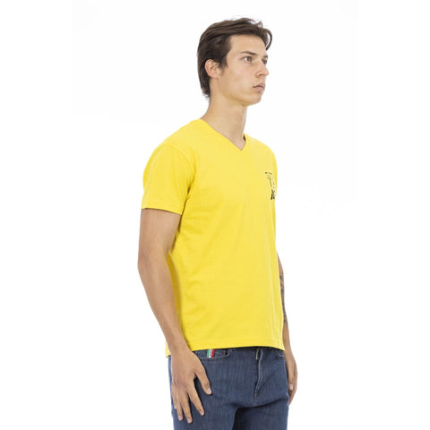 Trussardi Action 2AT139_04Yellow watch with yellow strap and round face, displayed on a white background.