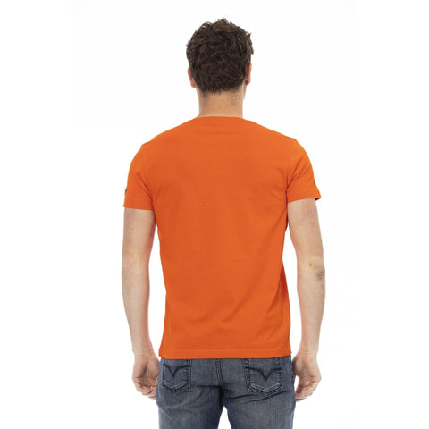 Orange Trussardi Action 2AT44_03 sneaker featuring a stylish design, displayed on a plain background with visible branding.