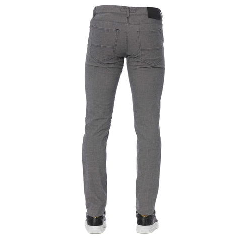 Jag Couture London New York Trussardi Jeans 52J000071T002390H001_W010Porcelain, close-up of classic denim texture and stitching.