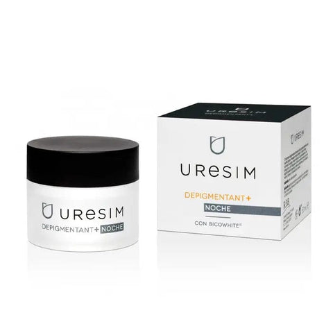 Uresim Depigmenting Night Cream by Jag Couture London, 50ml jar with cream for skin brightening and pigmentation reduction.