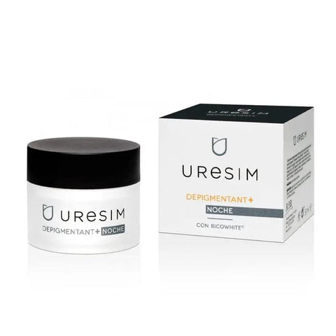 Jag Couture London Uresim Depigmenting Night Cream 50ml jar with cream for evening skincare treatment.