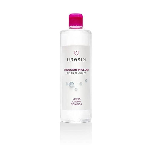 Jag Couture London Uresim Micellar Solution 500ml bottle, clear liquid skincare product for gentle cleansing.