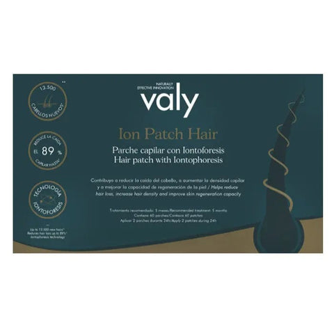 Valy Ion Patch Hair Iontophoresis Hair Patches by Jag Couture London New York, set of 60 patches for hair treatment.