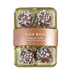 Jag Couture London - New York Van Roy 6 pack of prosecco truffles in cello