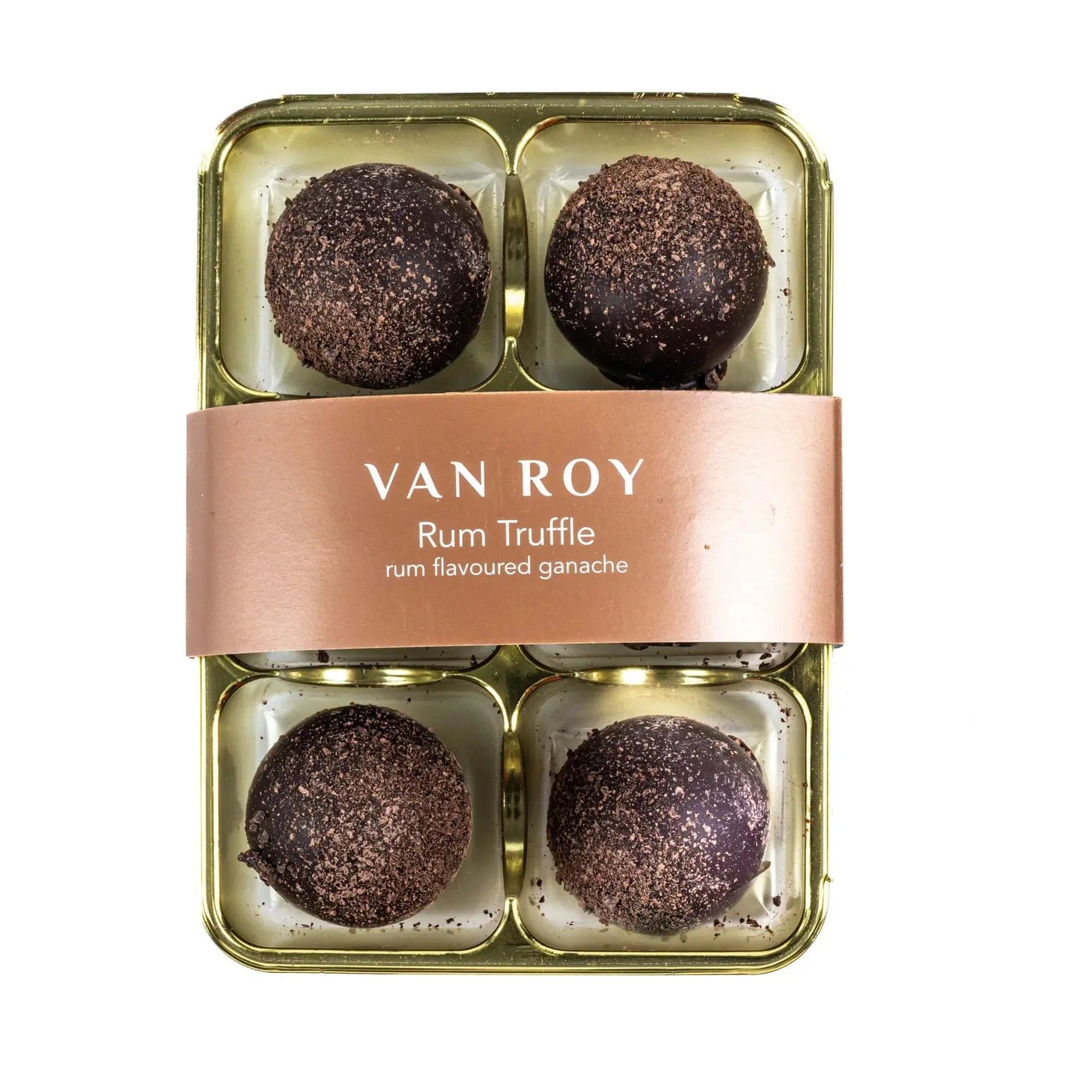 Jag Couture London - New York Van Roy 6 pack of rum truffles in cello