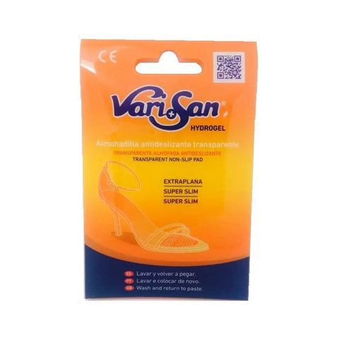 Transparent hydrogel anti-slip cushion by Varisan, designed for comfort and grip, from Jag Couture London – New York.