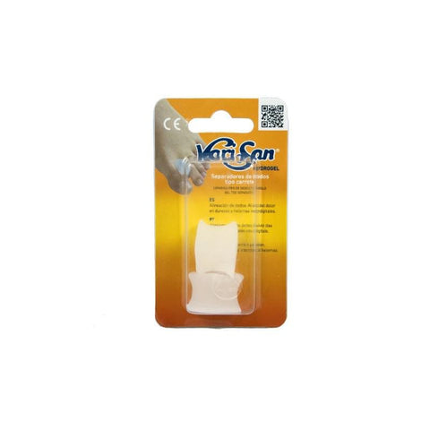 Small size Varisan hydrogel toe separators by Jag Couture London New York, designed to relieve toe pressure and improve alignment.