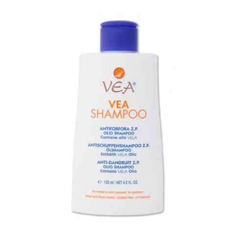 Jag Couture London New York Vea Shampoo Anti-Dandruff 125ml bottle showing sleek packaging and product label.