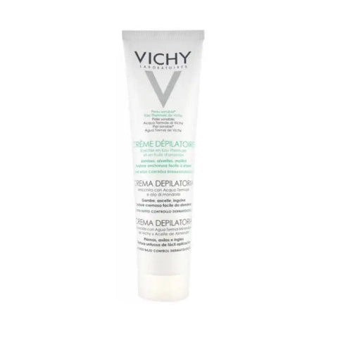 Vichy depilatory cream for sensitive skin in 150ml jar, by Jag Couture London New York, smooth and gentle hair removal product