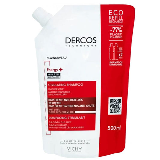 Jag Couture London - New York Vichy Dercos Energy+ Stimulating Shampoo Refill 500ml