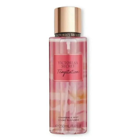 Victoria's Secret Temptation fragrance mist spray by Jag Couture London, 250ml bottle with elegant design.