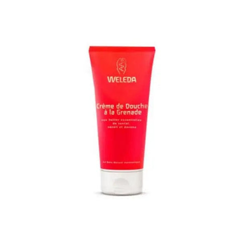 Weleda Pomegranate Creamy Body Wash in 200ml bottle, featuring rich, nourishing formula with pomegranate extract for smooth skin.