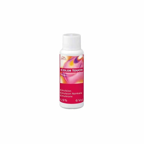 Jag Couture London New York Wella Color Touch Emulsion 1.9% 6Vol in 60ml bottle, shown in the product image.