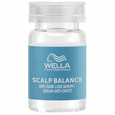 Wella Invigo Balance Anti-Hairloss Serum 8x6ml bottles, smooth liquid serum for scalp and hair treatment, from Jag Couture London.