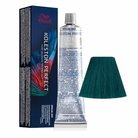 Wella Koleston Perfect Me Special Mix 0-28 Mate Pearl hair dye in 60ml bottle, by Jag Couture London New York.