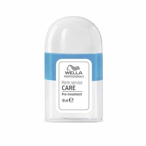 Jag Couture London Wella Perm Service Care Pre-Treatment 18ml bottle, designed for hair perm preparation and care.