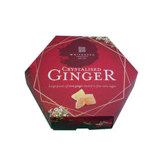 Jag Couture London - New York Whitakers crystalised ginger in hexagon box