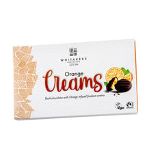 Jag Couture London - New York Whitakers dark chocolate covered orange fondant creams in carton