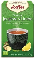 Jag Couture London - New York Yogi Tea Te Verde Jengibre y Limon 17 X 1,8g