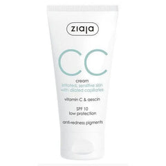 Jag Couture London - New York Ziaja Cc Cream Correctora Para Pieles Irritadas y Sensibles 50ml