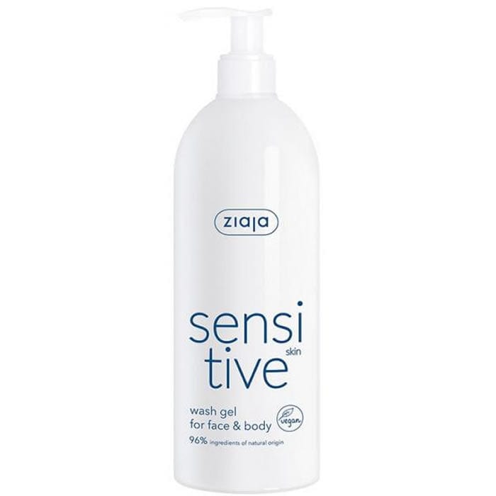 Jag Couture London - New York Ziaja Sensitve Gel Limpiador Rostro y Cuerpo Para Pieles Sensible 400ml
