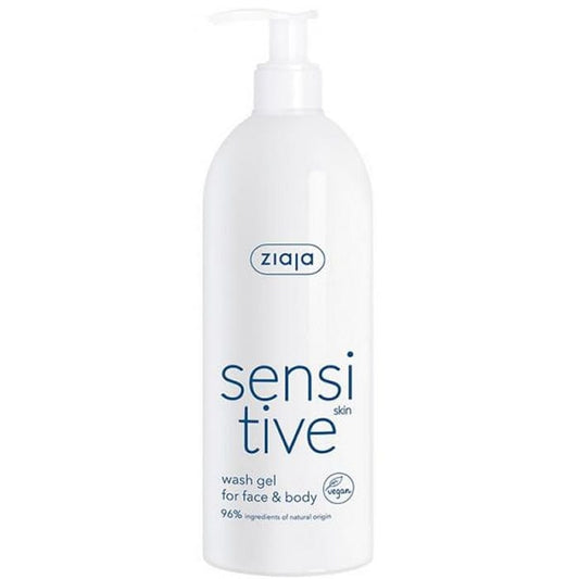 Jag Couture London - New York Ziaja Sensitve Gel Limpiador Rostro y Cuerpo Para Pieles Sensible 400ml