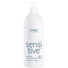 Jag Couture London - New York Ziaja Sensitve Gel Limpiador Rostro y Cuerpo Para Pieles Sensible 400ml