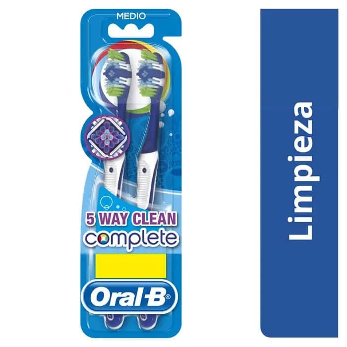 Jag Couture London Oral-B Complete Toothbrush Medium 2 Units