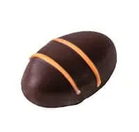 Jag Couture London Orange Fondant Cream - Enrobed In Dark Chocolate With Orange Stripe Decoration 10G