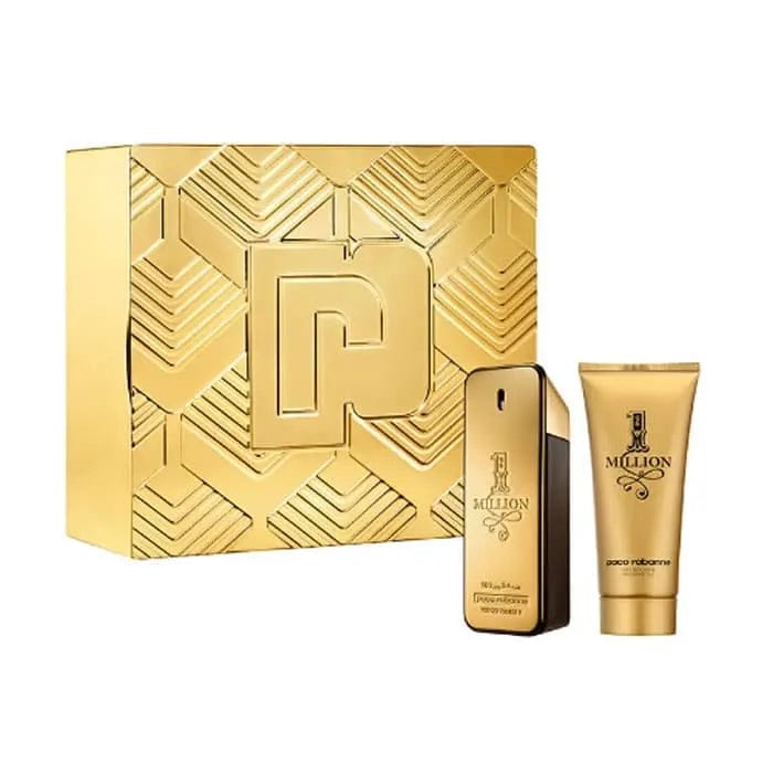 Jag Couture London Paco Rabanne 1 Million Eau De Toilette Spray 100ml Set 2 Pieces