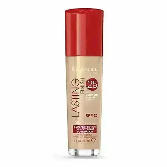 Jag Couture London Rimmel Lasting Finish 25H Foundation With Comfort Serum 200 Soft Beige