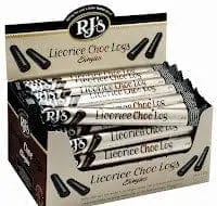 Jag Couture London Rj'S Natural Licorice Logs With Chocolatey Filling In Display