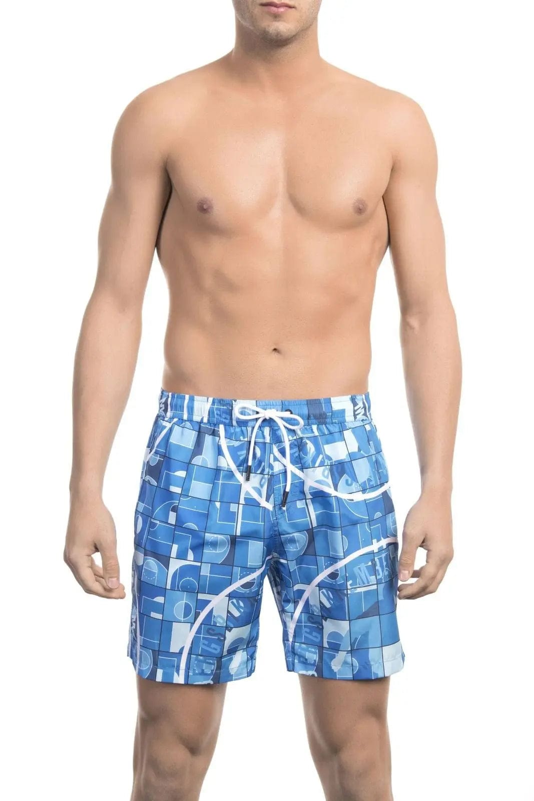 Jag Couture London S Bikkembergs Beachwear - BKK1MBM05 - Blue