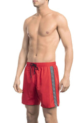 Jag Couture London S Bikkembergs Beachwear - BKK1MBM06 - Red