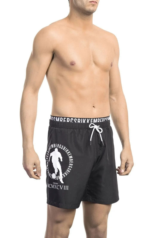 Jag Couture London S Bikkembergs Beachwear - BKK1MBM07 - Black