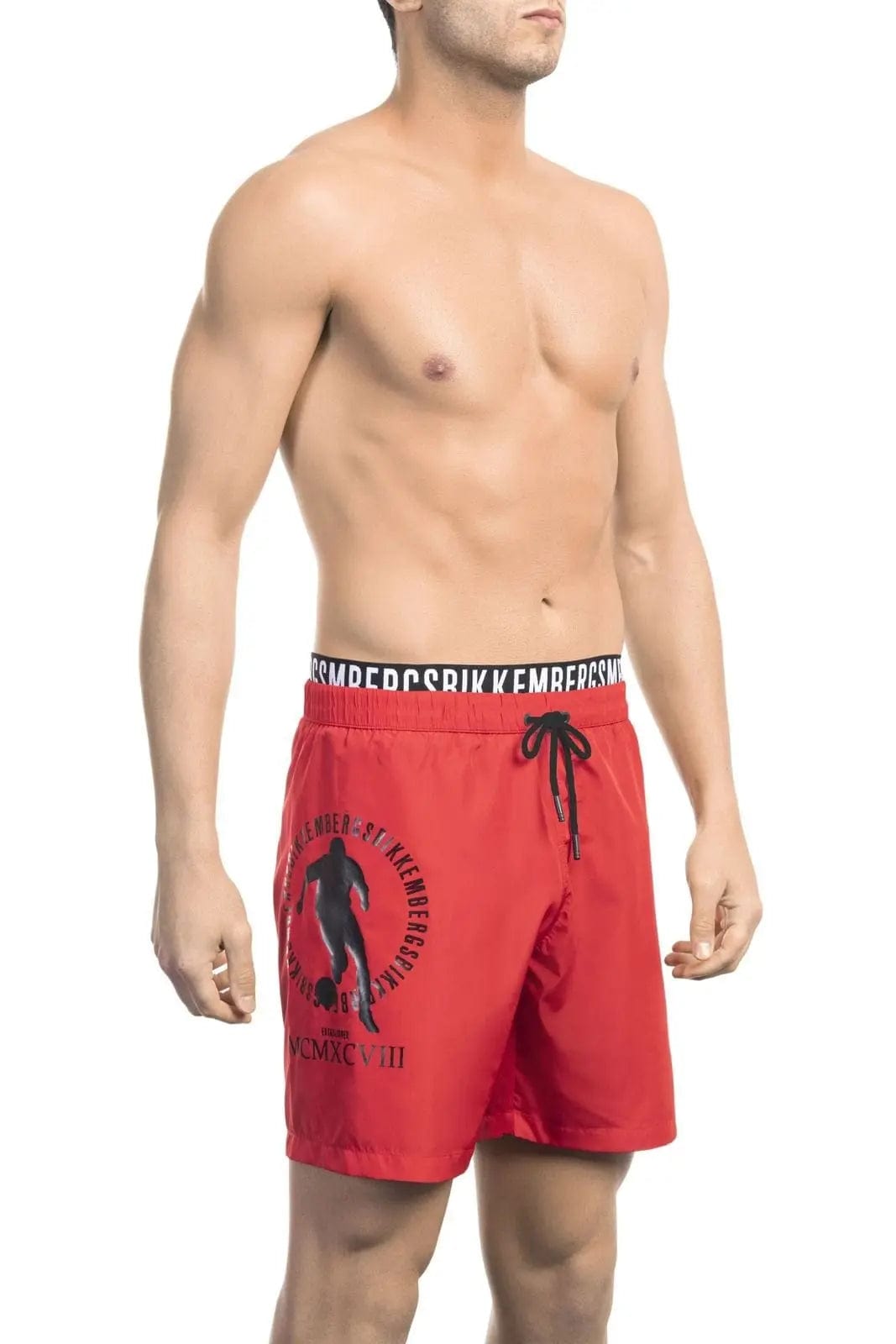 Jag Couture London S Bikkembergs Beachwear - BKK1MBM07 - Red