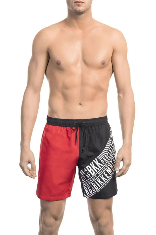 Jag Couture London S Bikkembergs Beachwear - BKK1MBM09 - Red