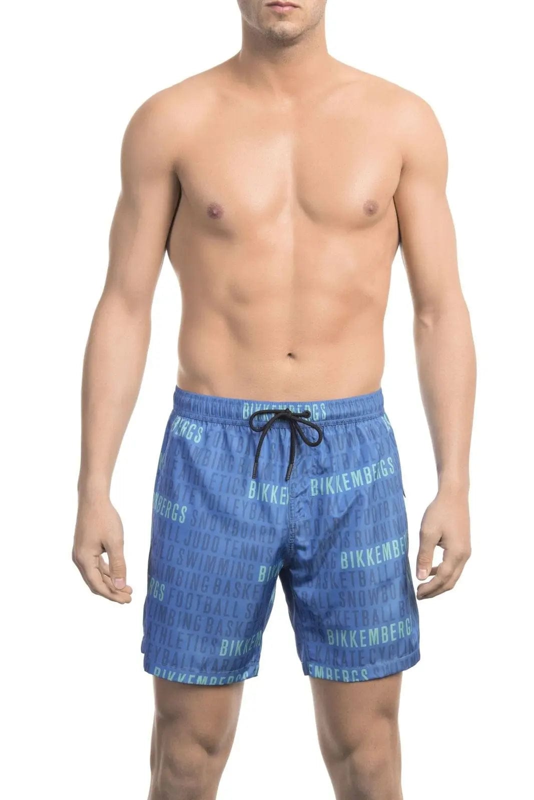 Jag Couture London S Bikkembergs Beachwear - BKK1MBM17 - Blue