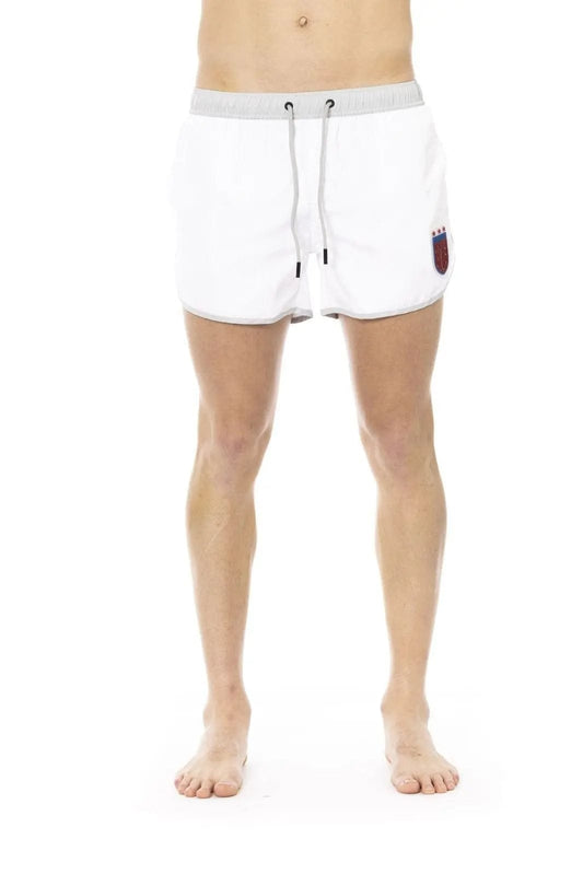 Jag Couture London S Bikkembergs Beachwear - BKK1MBS04 - White