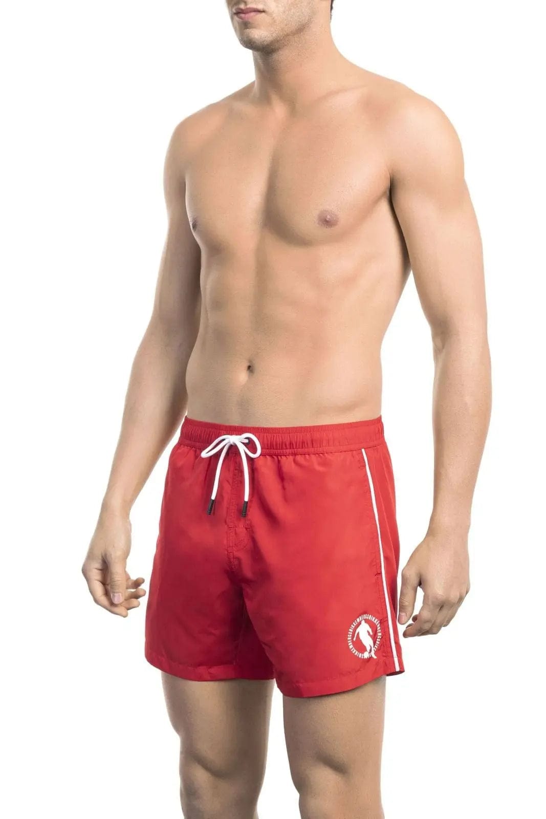 Jag Couture London S Bikkembergs Beachwear - BKK1MBS05 - Red