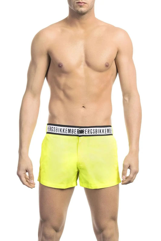 Jag Couture London S Bikkembergs Beachwear - BKK1MBX01 - Yellow