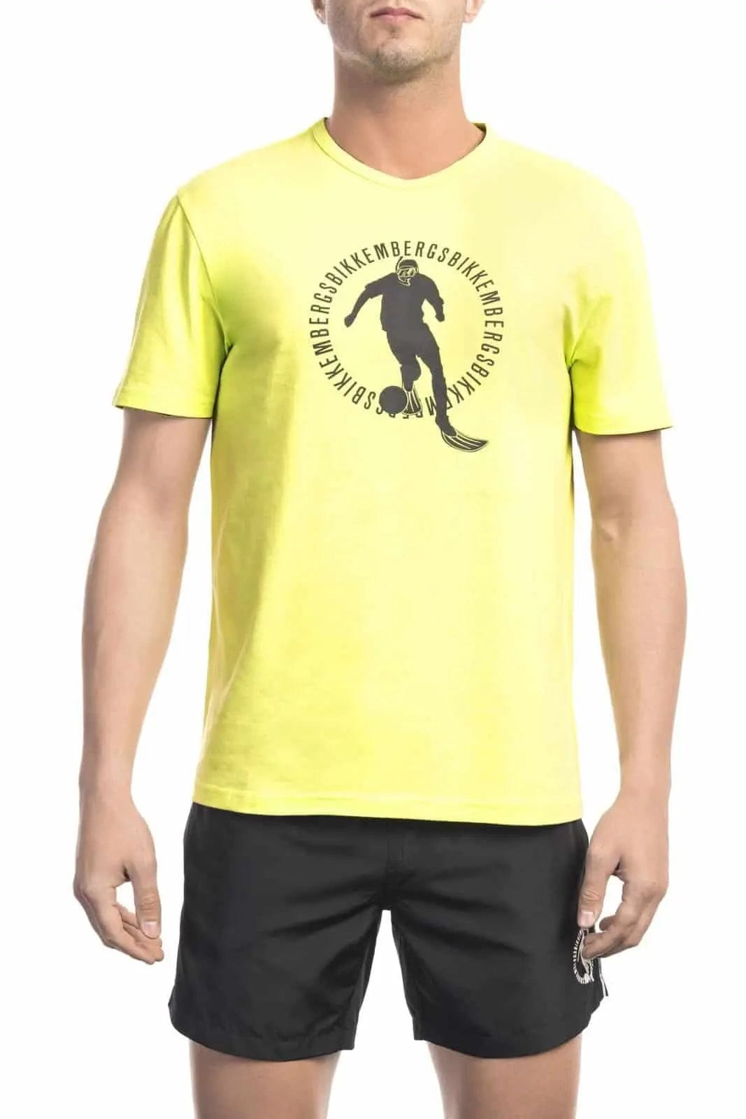 Jag Couture London S Bikkembergs Beachwear - BKK1MTS02 - Yellow